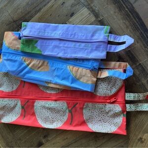 Baggu Japanese fruits 3D zip EUC